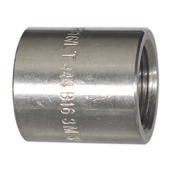 1/2" Schedule 80 Male Npt 316 Stainless Steel Pipe End Cap
