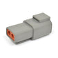 DTP Series Deutsch Connector 2 Cavity Receptacle