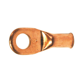 3/0 Awg 1/2 Inch Stud Bare Copper Heavy Duty Correct Connect™ Seamless Starter Lug