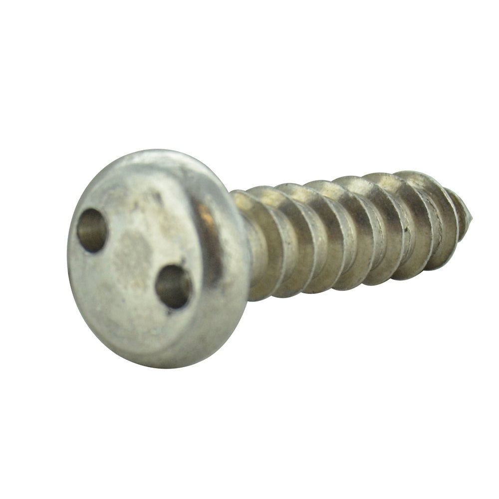 #14 x 3/4 Inch Stainless Steel Spanner Pan Head Tamper Resistant Sheet Metal Screw