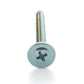 #8 x 1-1/4 Inch Needle Point #2 Phillips Drive K-Lath/Modified Truss Head Zinc Plated Steel Self-Piercing Drywall Screw
