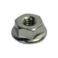 #8-32 Coarse 18-8 (A2) Stainless Steel Serrated Hex Flange Lock Nut