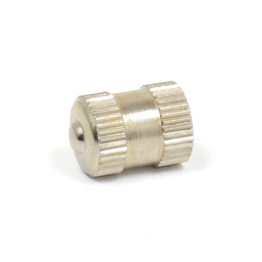 Dome Type Tire Valve Stem Cap Nickel Plated Brass