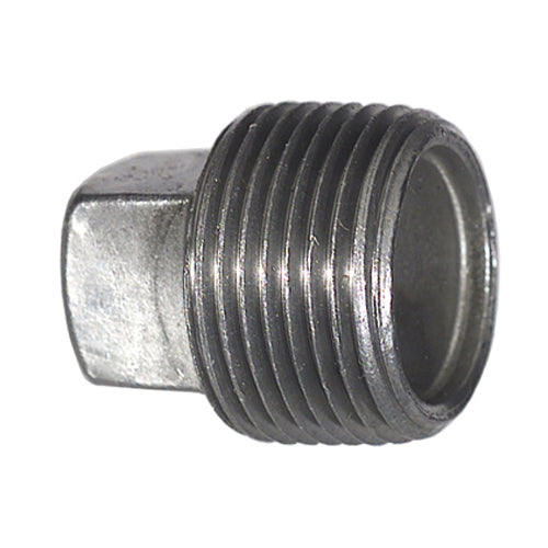 3/8" MNPT Black Steel Square Head Pipe Plug
