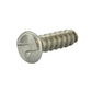 #6 x 1/2 Inch Stainless Steel One-Way Round Head Sheet Metal Screw - Clearance