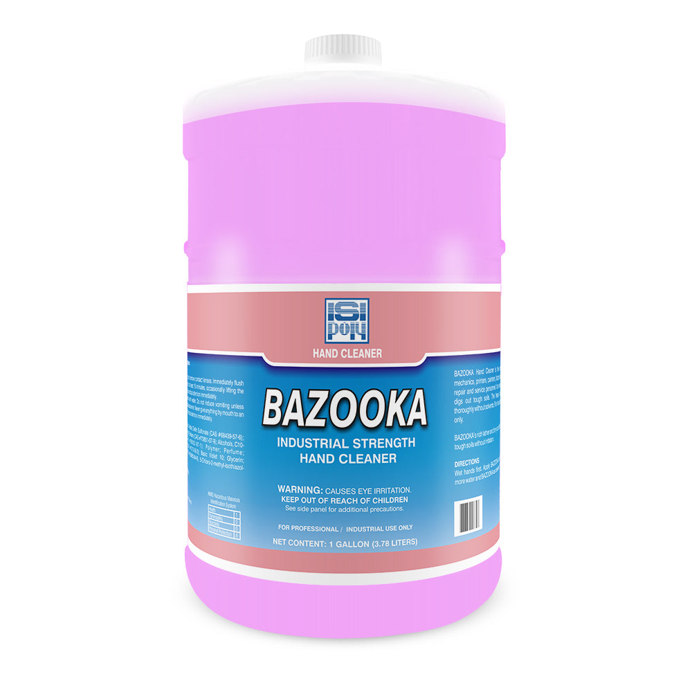 ISI Poly Bazooka Heavy-Duty Hand Cleaner With Pumice - Pack of 4 With Dispenser