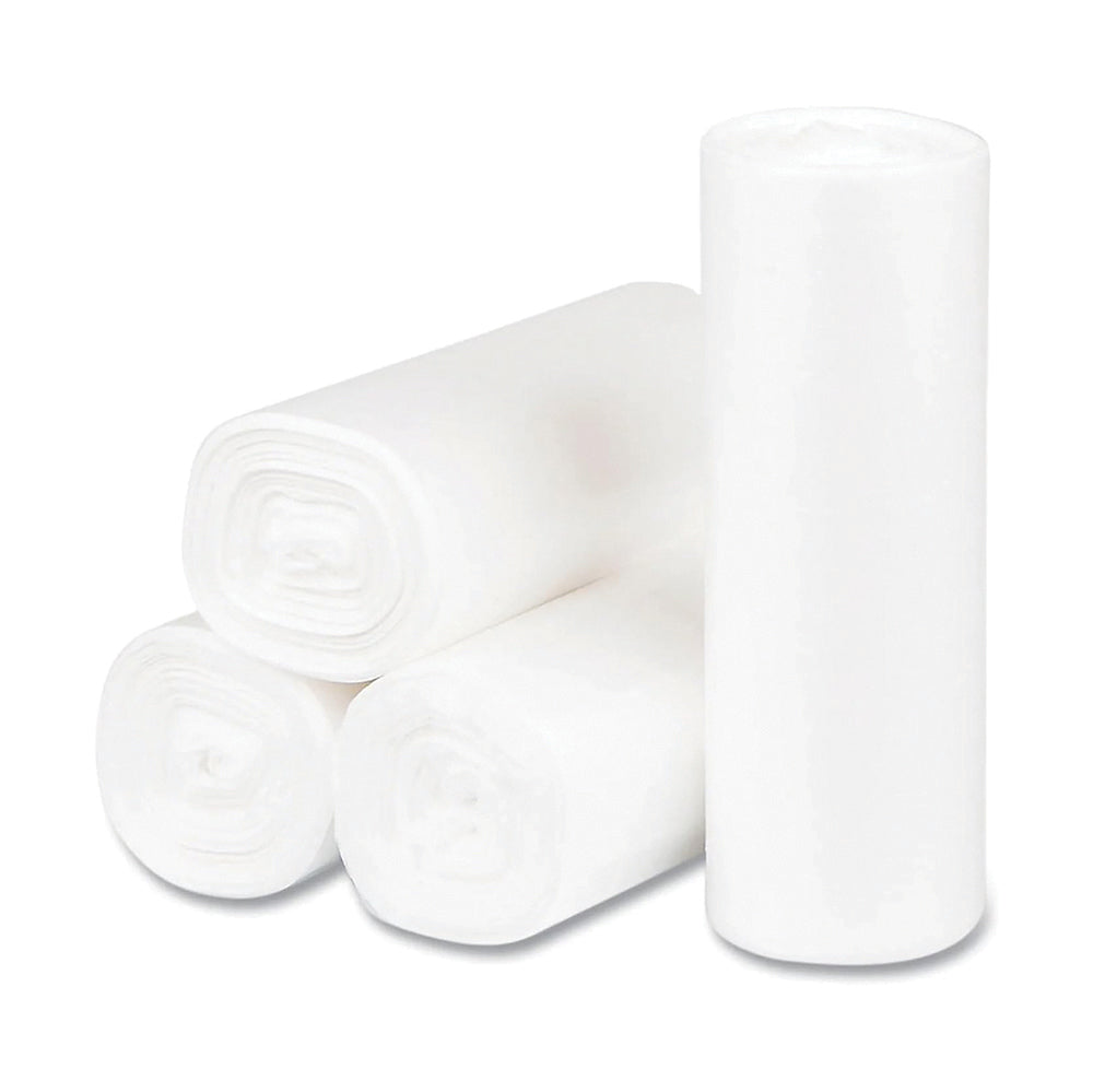33X40 High Density Can Liner 16 Microns 33 Gallons Natural 250 Per Case