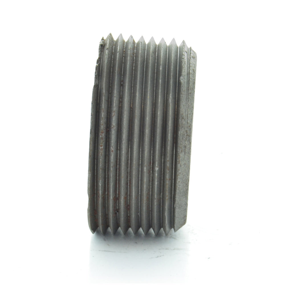 1 Inch Sch 40 Mnpt Black Welded Malleable Iron Square Head Pipe Plug