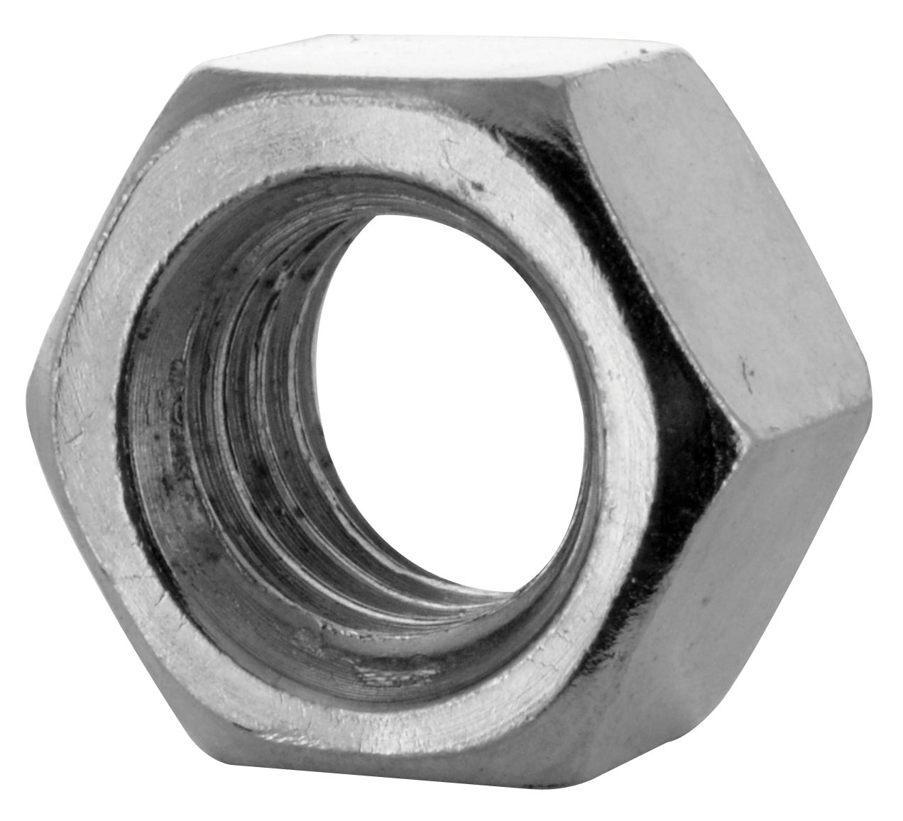 1/4-20 Coarse Zinc Grade A Left Handed Finished Hex Nut