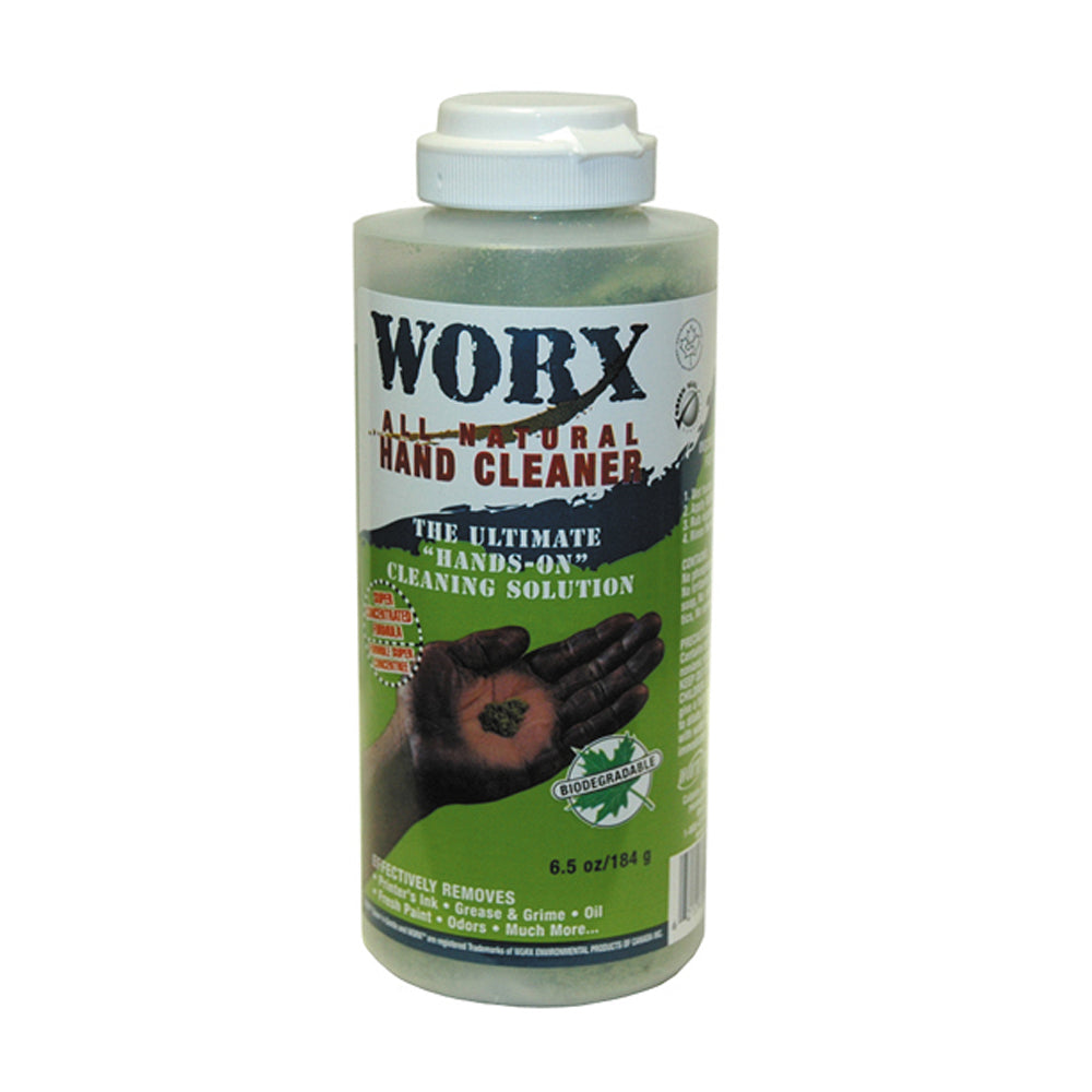 Shaker Bottle Worx Hand Cleaner All-Natural - 6-1/2 oz