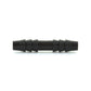 1/4 Inch x 1/4 Inch Vacuum and Washer Hose Barbed Line Connector Black