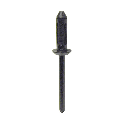 M5 3 - 6 mm Grip Black Nylon Blind Rivet