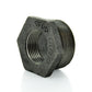 2" X 1-1/2" Schedule 40 Male NPT X FNPT Black Welded Malleable Iron Hex Bushing USA