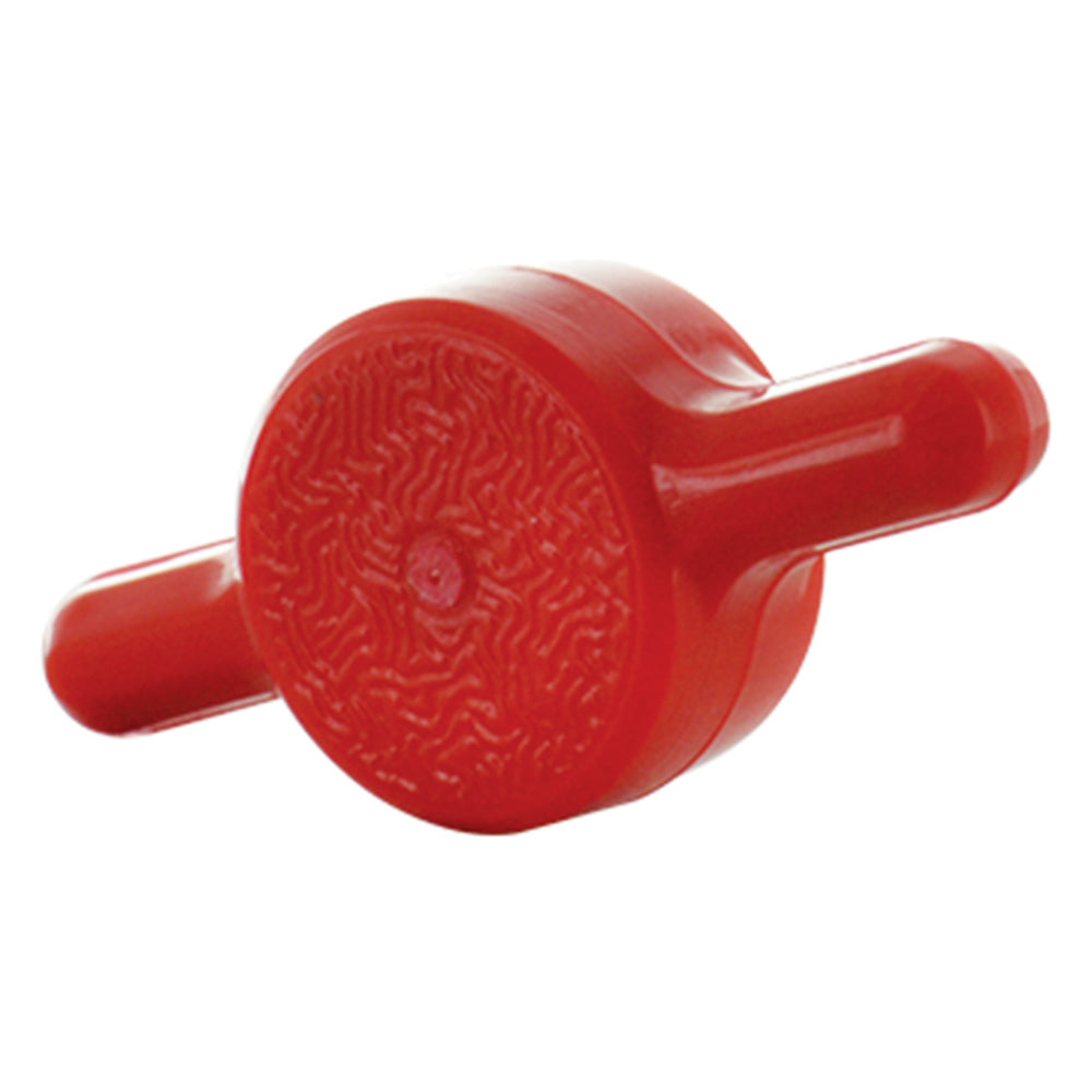 Red Tee Thumb Screw Knob - #10 (1 Inch Diameter)