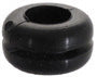 6 mm Id x 11 mm Od x 6 mm Black Epdm Double-Sided Cable Grommet