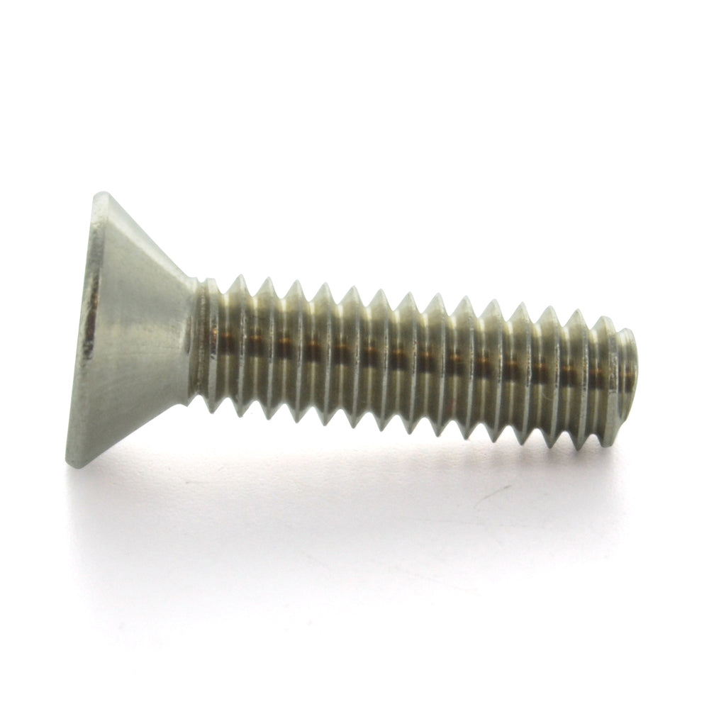 1/4-28 x 1-1/4 Inch Fine Plain 18-8 (A2) Stainless Steel Flat Head Socket Cap Screw