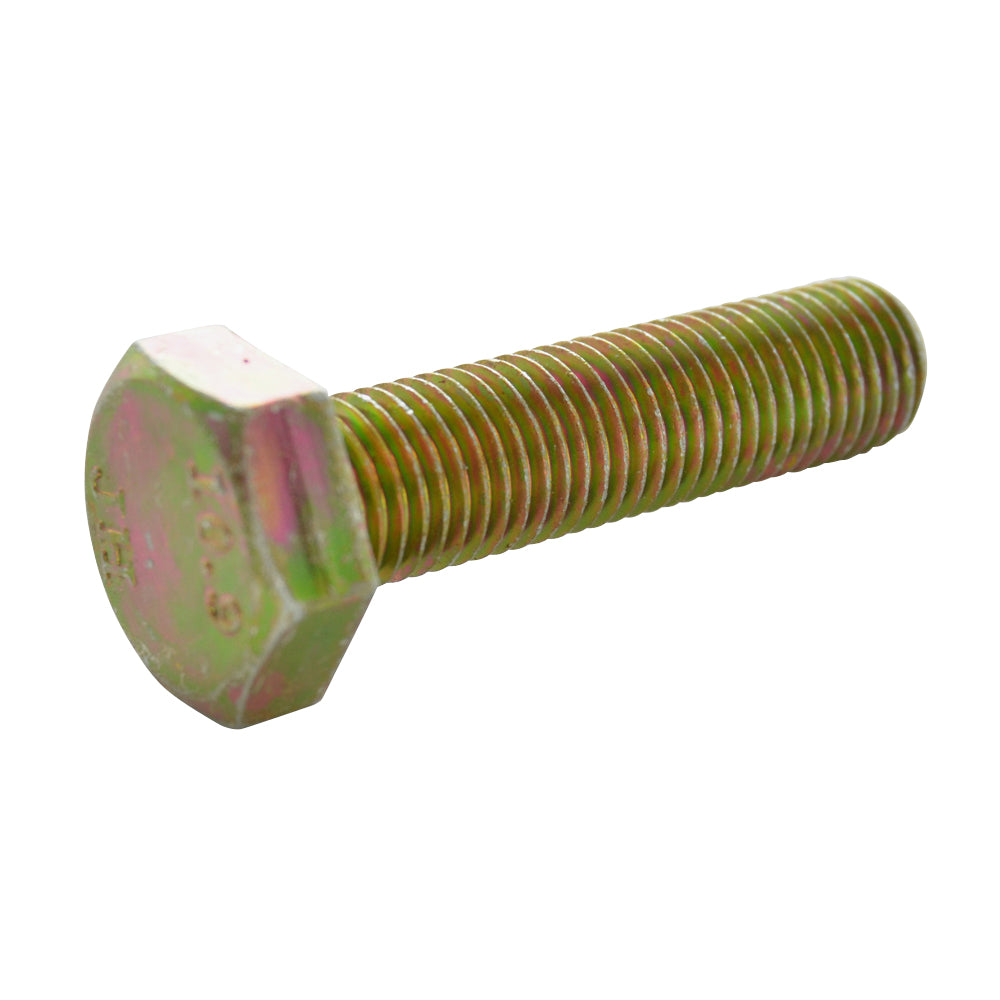 M12 x 1.5 x 70 mm Fine Class 10.9 Yellow Zinc Steel Hex Head Cap Screw