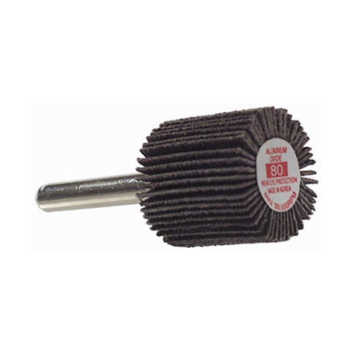 3 Inch x 1 Inch 60 Grit Aluminum Oxide Flap Wheel.