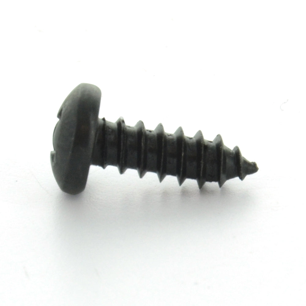 #8 x 3 Inch Black Oxide Alloy Steel Pan Head Type-Ab Self-Tapping Sheet Metal Screw