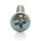 #2-56 x 1/2 Inch Coarse Zinc Plated Steel #1 Phillips Drive Flat Countersunk Head Machine Screw