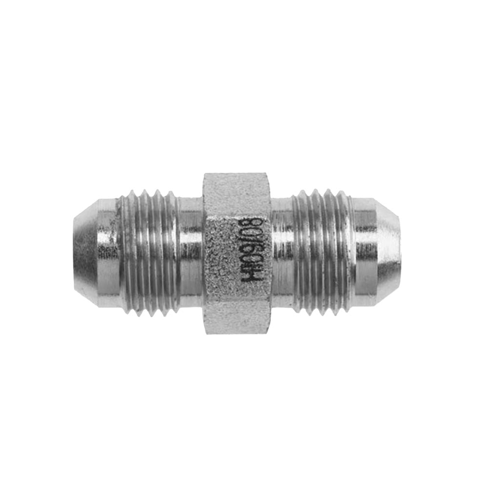 3/4 Inch x 5/8 Inch 5000 psi Zinc Plated Yellow Dichromate Carbon Steel Jic 37 Degree Small Hex Union