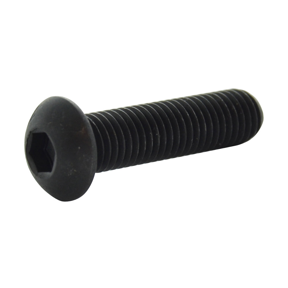 1/4-28 x 1 Inch Fine Black Oxide Medium Carbon Steel Button Head Socket Cap Screw