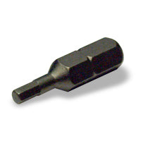 Hex Socket Drive 1/4 Inch Hex Shank 3/32 Inch Tip 1 Inch Length Steel Insert Bit