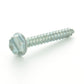5/16 Inch x 1 Inch Zinc Plated Low Carbon Steel Indented Hex Washer Head Type-Ab Self-Tapping Sheet Metal Screw