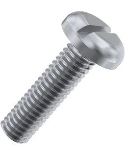 18-8 Stainless Steel Slotted Pan Machine Screw 10-24X1-3/4 - Clearance