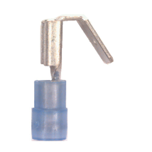 16-14 Gauge Piggyback Terminal 1/4" x 1/4" Tab Nylon Insulated Blue
