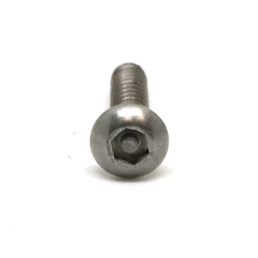 #6 x 3/4 Inch Stainless Steel Hex Pin Button Head Tamper Resistant Sheet Metal Screw