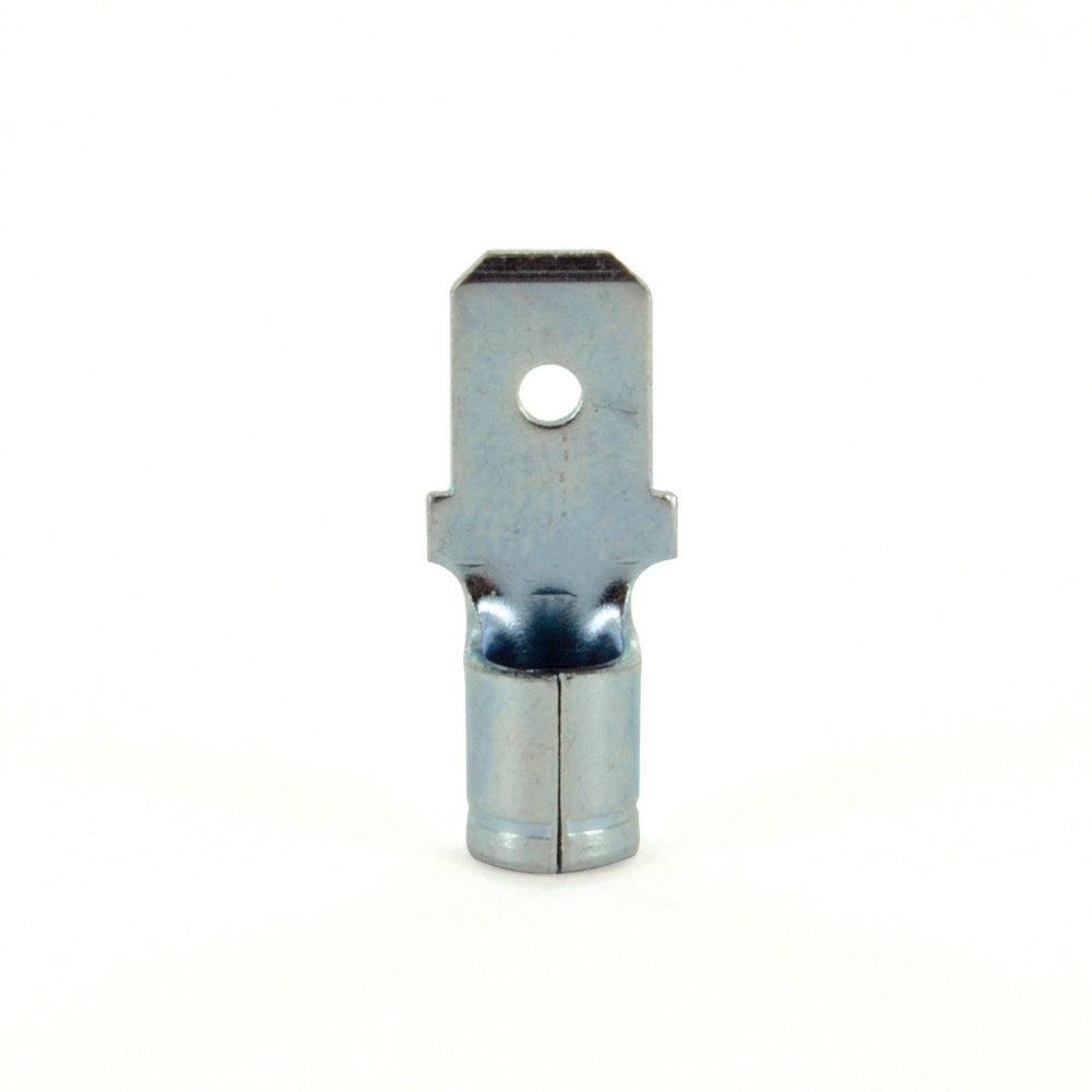 Male Quick Disconnect for  1/4 Inch Tab Brazed Barrel Uninsulated 12-10 AWG