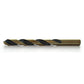 9/64 Inch Tin Coated Jobber Length Drill Titanium Nitride Finish High Speed Steel