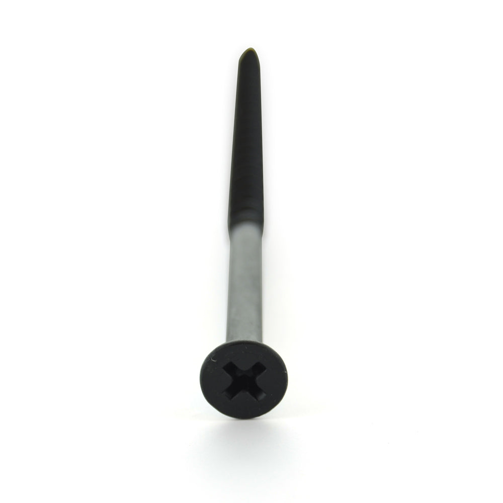 #10 x 4 Inch Coarse Type A Point #2 Phillips Drive Bugle Head Black Phosphate Steel  Drywall Screw