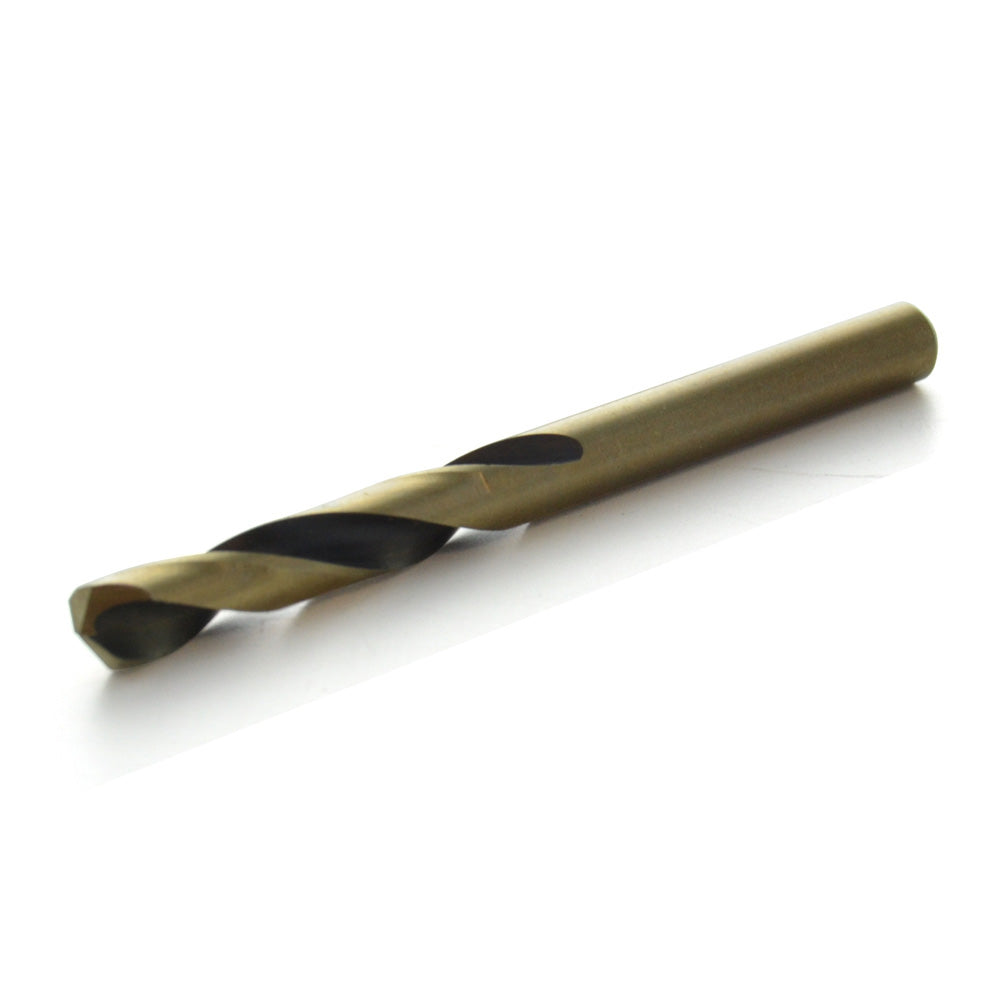 #2 135 Degree Split Point Gold Hi-Molybdenum Tool Steel Stub Length Drill Bit