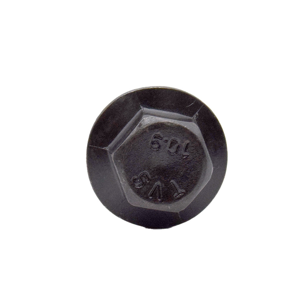 M8 x 1.25 x 55 Mm Reduced Head Hex Flange Screw Non Serrated Frame Bolts Plain Grade 10.9