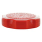 Red Rosette Thumb Screw Knob - 3/8 Inch (1-1/2 Inch Diameter)