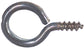 1/4 Inch Zinc Plated 1010 Carbon Steel Large Eye Bolt