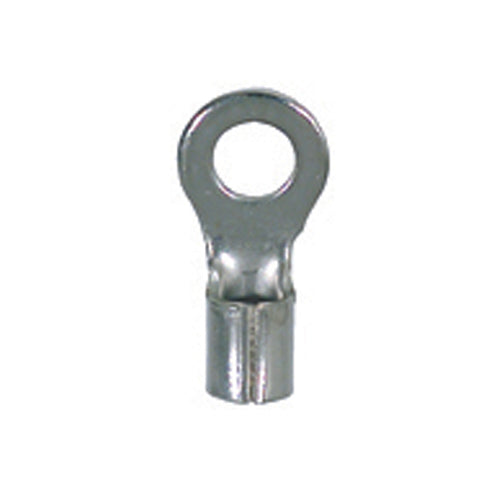 12-10 Gauge Uninsulated High Temperature Ring Terminal #10 Stud Nickel Plated Steel Molex
