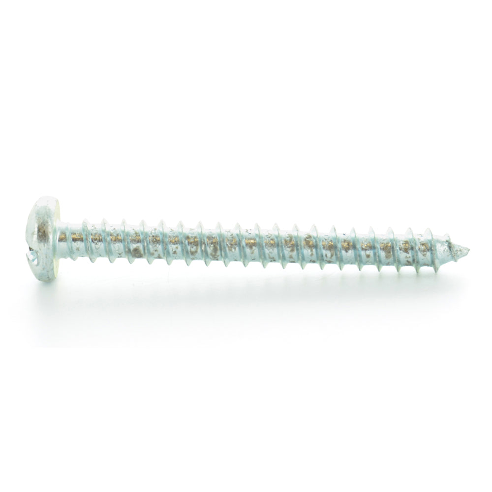 #6-18 x 1-1/4 Inch Zinc Plated Low Carbon Steel Pan Head Type-A Self-Tapping Sheet Metal Screw