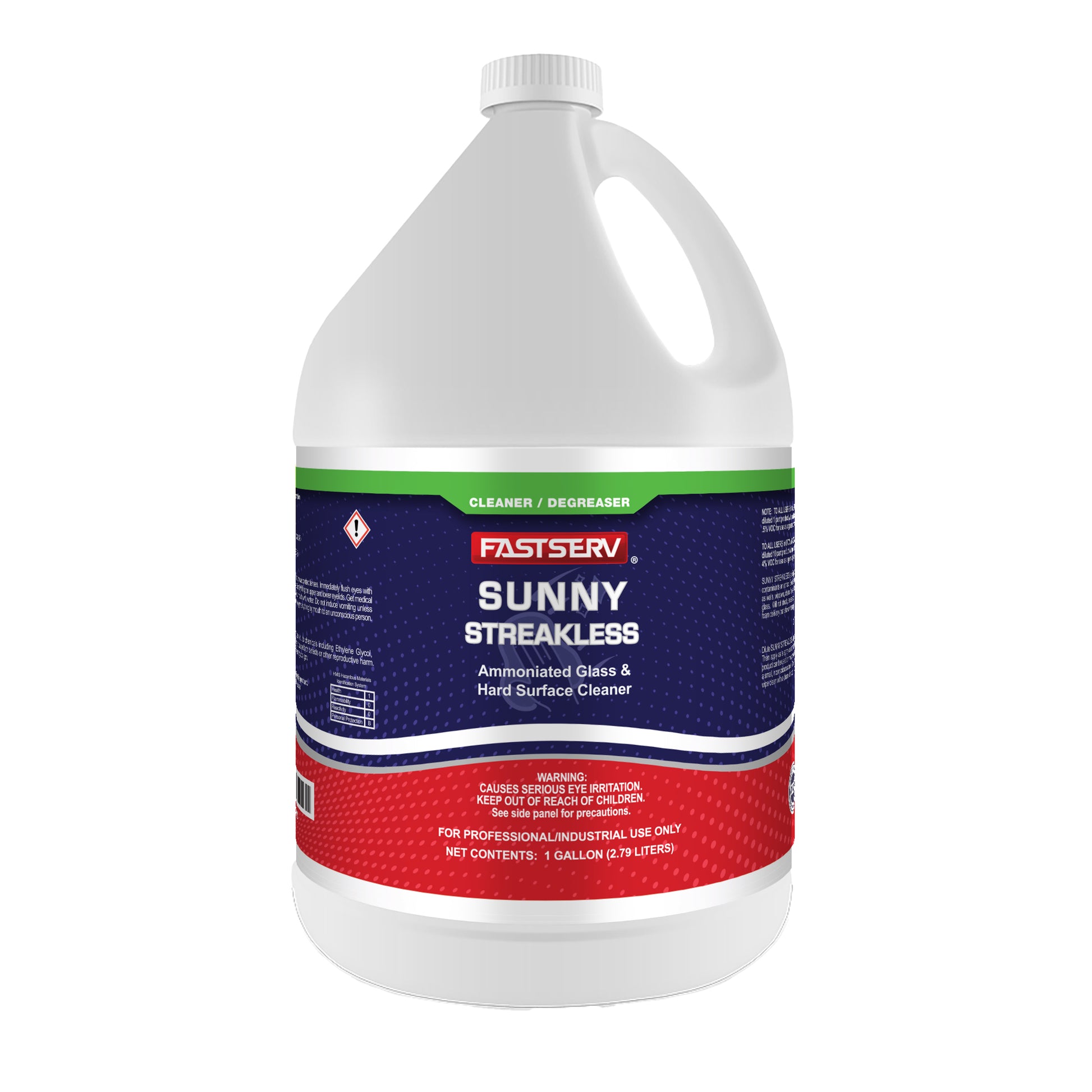 ISI-Poly Sunny Streakless Hard Surface and Glass Cleaner - 1 Gallon