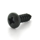 #8 x 1 Inch Black Oxide Alloy Steel Pan Head Type-Ab Self-Tapping Sheet Metal Screw