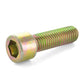 M6 x 1 x 30 mm Coarse Yellow Zinc Alloy Steel Socket Cap Screw