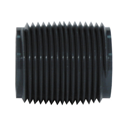 1 Inch X 6 Inch Mpt X Mpt Sch 80 Dark Gray Pvc Nipple