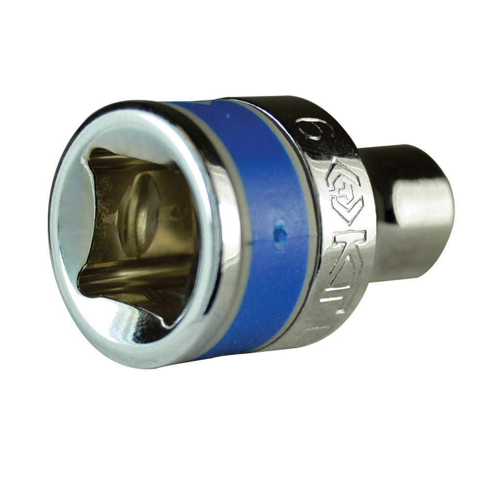 M21 x 1/2 Inch Metric Chrome Vanadium Alloy Steel 6 Point Socket