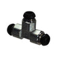 M10 Nickel Plated Brass Push-In Tube Union Tee