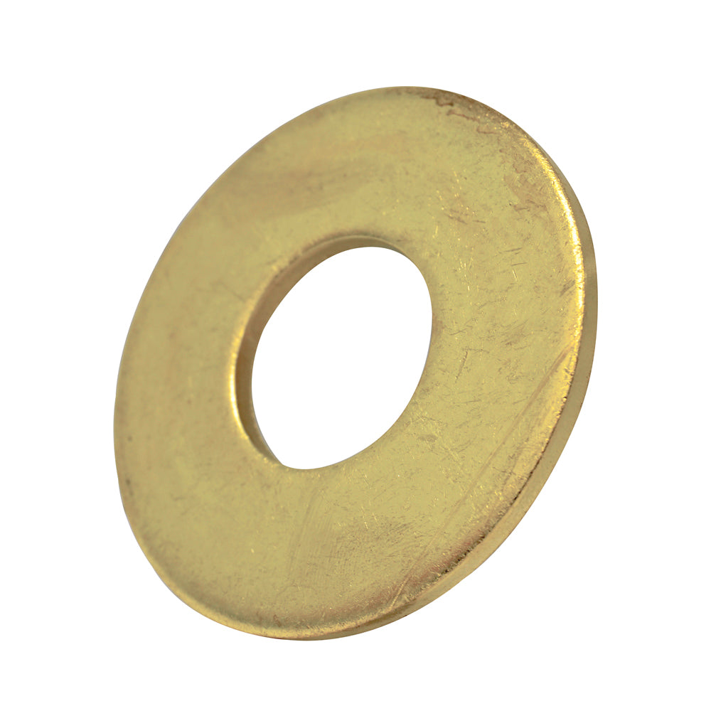 9/16 Inch Yellow Zinc Grade 8 Sae Heavy Duty Flat Washer