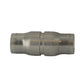 M5 Nickel Plated Brass Push-In Tube Union