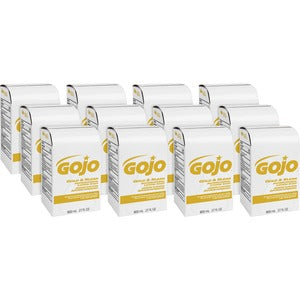 Gojo Gold & Klean Antimicrobial Lotion Soap - 12 / 800mL