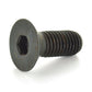 M8 x 1.25 x 40 mm Coarse Black Oxide Class 10.9 Din 7991 Flat Head Socket Cap Screw
